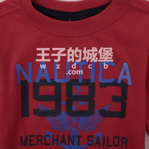 帆船 童装男童 1983锚型 圆领长袖T恤 特惠 NK29 商品图1