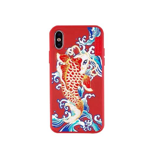 Skinarma iphone 刺绣锦鲤保护壳 商品图0