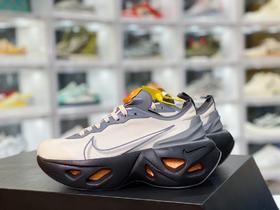 轻便透气#防滑 增高 耐克Nike 维斯塔坦克厚底系列老爹风休闲运动超级慢跑鞋“米白深灰黑三文鱼橘”BQ4800-011