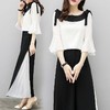 YKM-G9792新款时尚俏皮洋气网红女神范两件套 商品缩略图0