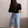 ★娅媚姿高腰显瘦牛仔短裤 商品缩略图4