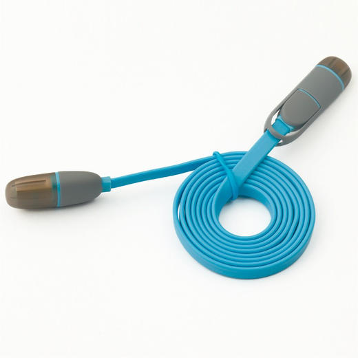 幻响二合一充电线（颜色随机）苹果安卓二合一 商品图3