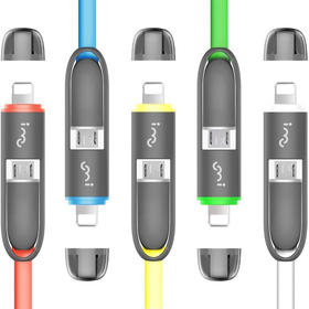 幻响二合一充电线（颜色随机）苹果安卓二合一