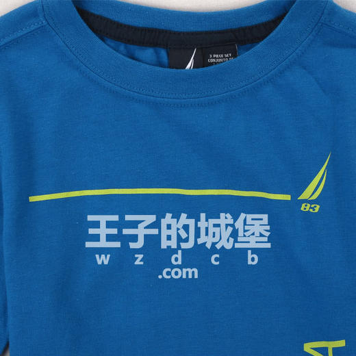 帆船 童装男童 字母混纺 圆领长袖T恤 特惠 NK28 商品图3