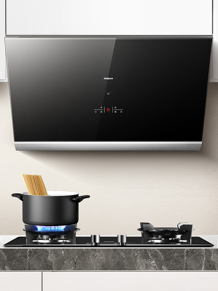 老板27X6+57B0侧吸式抽油烟机燃气灶煤气灶套餐蒸烤一体家用