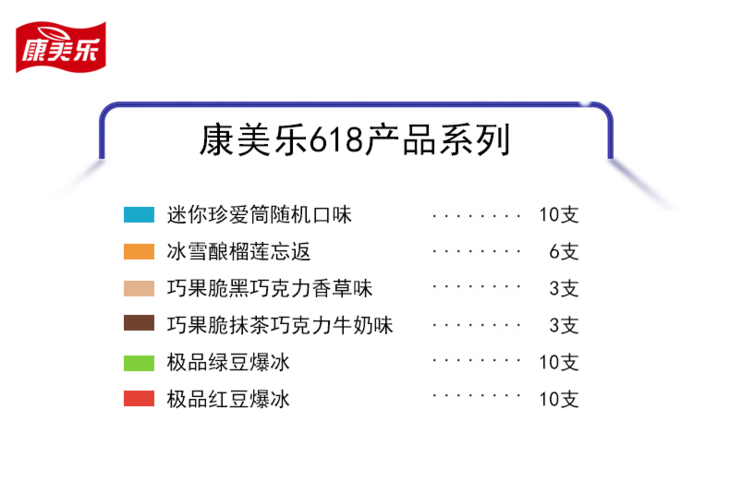 9元抢购42支冰棒康美乐豪华雪糕套餐,真的划算!