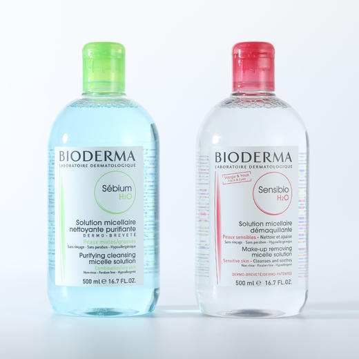 法国 贝德玛净妍控油洁肤液 卸妆水 蓝色 粉色 商品图0