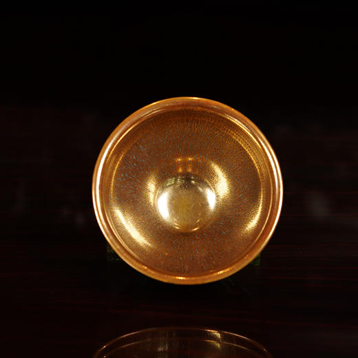 龙德堂陶艺 范泽锋烧 金丝玉毫天目盏-束口（大） (库存请咨询客服) 商品图3