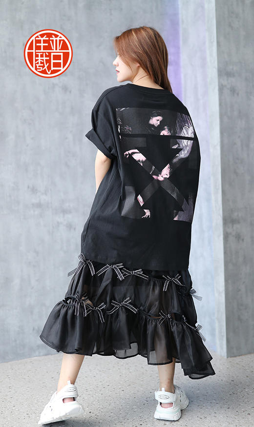 Off White  复古油画圣母T恤 女款 商品图0