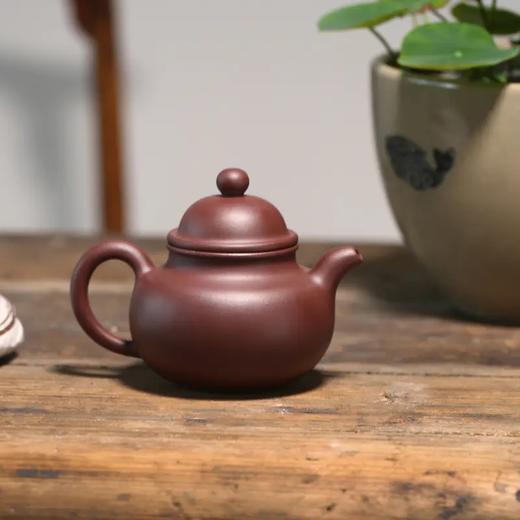 掇球壶，原矿紫泥，万志强全手工制作，300ML容量 商品图4