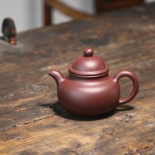 掇球壶，原矿紫泥，万志强全手工制作，300ML容量 商品图3