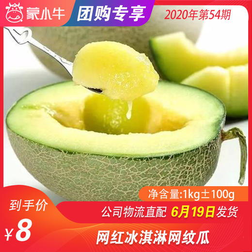 网红冰淇淋网纹瓜1KG/个 商品图0