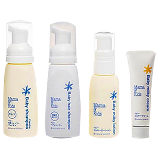MamaKids护肤组合无添加宝宝婴儿补水保湿外出旅行套装 商品图0