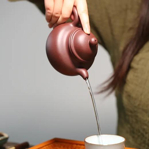 掇球壶，原矿紫泥，万志强全手工制作，300ML容量 商品图1
