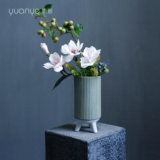 自然风中式假花仿真花客厅摆件高档摆设装饰绢花室内餐桌茶几花艺 商品图2