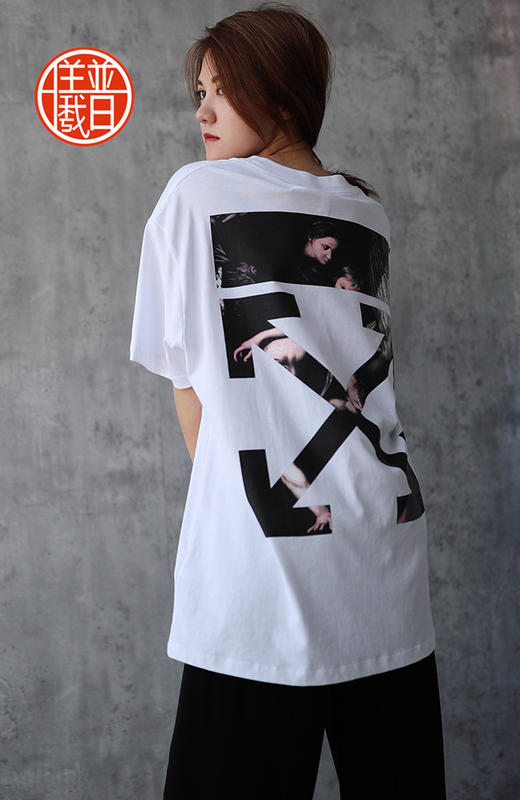 Off White  复古油画圣母T恤 女款 商品图2