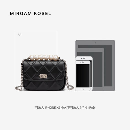 万能搭配神器！MIRGAM KOSEL 小MK珍珠菱格小包fiona 商品图12