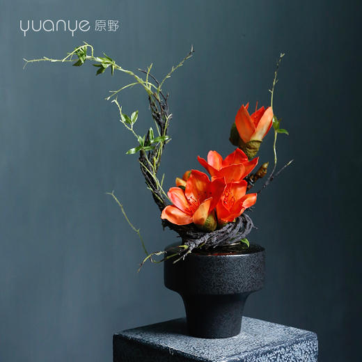 仿真花自然风高档客厅餐桌玄关书房茶几摆设装饰花新中式田园随意 商品图2