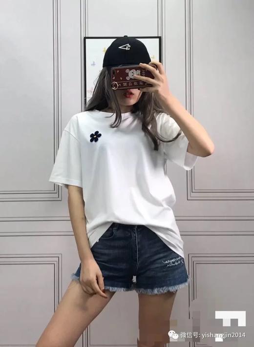 ​Sa*dro四色小花2020SS刺绣T恤 商品图0