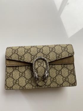 高端系｜Gucci supermini 经典款麂皮酒神包