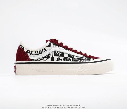 万斯Vans Style 36 Cecon SF半月包头红校车休闲时尚百搭板鞋 商品图8