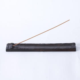 上善若水（木纹）°紫光檀 卧式香插