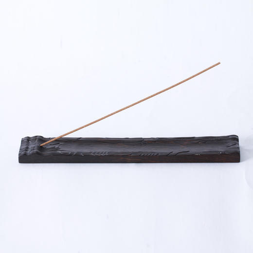 上善若水（木纹）°紫光檀 卧式香插 商品图0