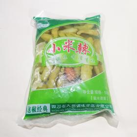 庆州小米辣盐水渍菜500g/袋