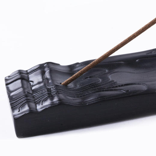 上善若水（木纹）°紫光檀 卧式香插 商品图2