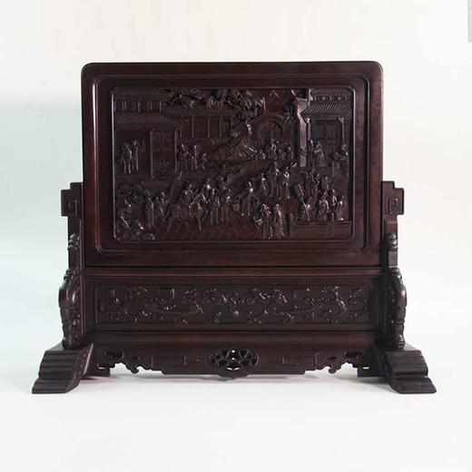 精品屏风底座 非洲酸枝 商品图1
