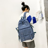 【韩版潮流双肩包】书包女ins风韩版高中大学生简约森系箱包 商品缩略图0