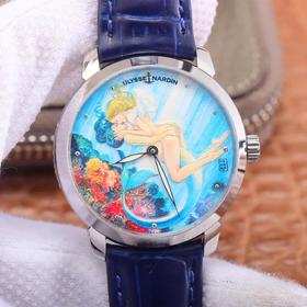 FK雅典鎏金经典系列，尺寸40×10mm，904L精钢，配件可与正品互换，男士腕表，自动机械机芯，皮表带，透底