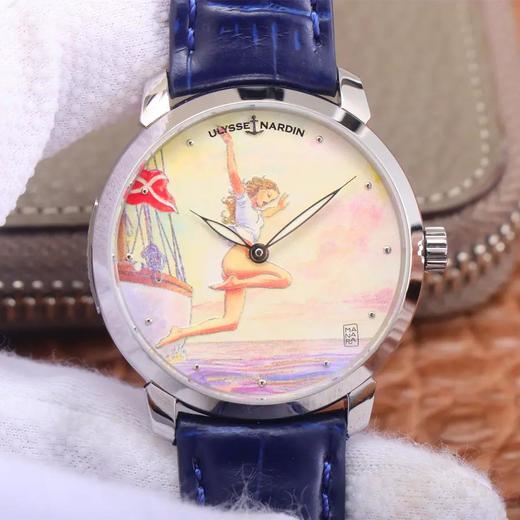 FK雅典鎏金经典系列，尺寸40×10mm，904L精钢，配件可与正品互换，男士腕表，自动机械机芯，皮表带，透底 商品图0