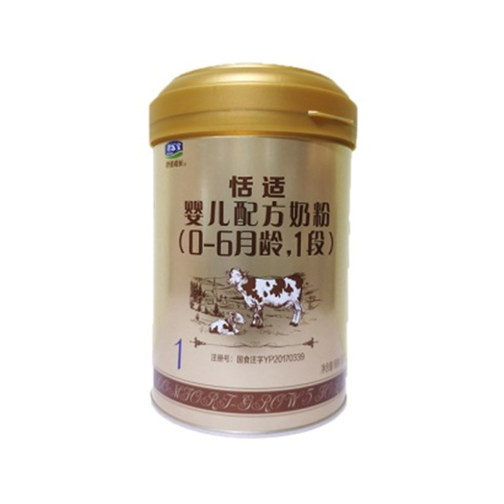 君乐宝舒适成长恬适婴儿配方奶粉1段800g(中度瘪罐)