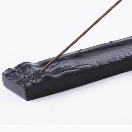 上善若水（木纹）°紫光檀 卧式香插 商品图1