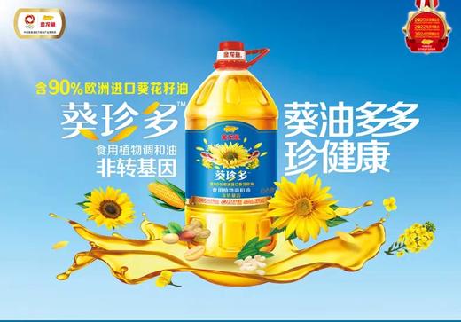 金龙鱼葵珍多非转基因食用调和油5L*1桶 商品图2
