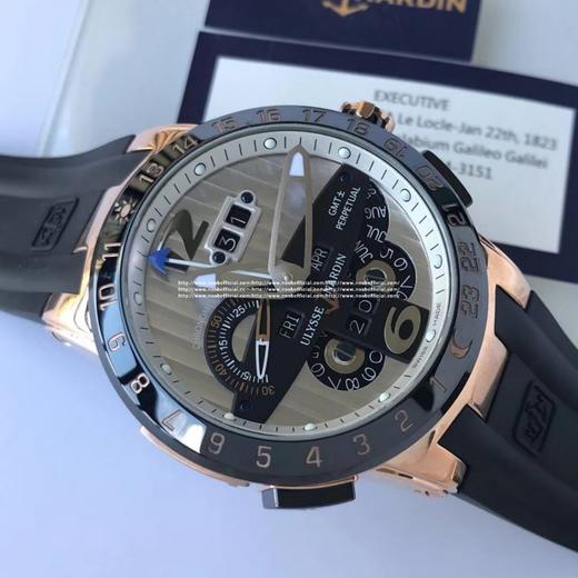 TWA出品—无限创意 品鉴雅典 航海世家 El Toro/Black Toro万年历腕表 复刻天文台认证机芯:UN-32自动上链机芯 专利双窗口大日历 表壳材质:316L钢/陶瓷圈口/陶瓷按钮/陶瓷表 商品图1