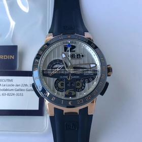 TWA出品—无限创意 品鉴雅典 航海世家 El Toro/Black Toro万年历腕表 复刻天文台认证机芯:UN-32自动上链机芯 专利双窗口大日历 表壳材质:316L钢/陶瓷圈口/陶瓷按钮/陶瓷表