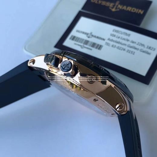 TWA出品—无限创意 品鉴雅典 航海世家 El Toro/Black Toro万年历腕表 复刻天文台认证机芯:UN-32自动上链机芯 专利双窗口大日历 表壳材质:316L钢/陶瓷圈口/陶瓷按钮/陶瓷表 商品图5