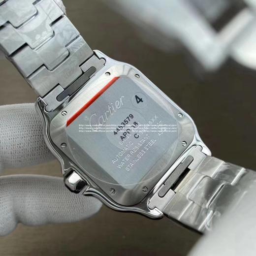 V6卡di亚新款山度士，39.8X47.5X9.08毫米，自动9015（配原版1847MC自动锤），密底，精钢表带，自动机械机芯，男女腕表 商品图5