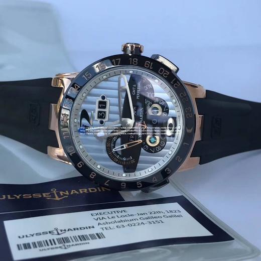 TWA出品—无限创意 品鉴雅典 航海世家 El Toro/Black Toro万年历腕表 复刻天文台认证机芯:UN-32自动上链机芯 专利双窗口大日历 表壳材质:316L钢/陶瓷圈口/陶瓷按钮/陶瓷表 商品图2