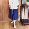 照本堂W2875  盘扣伞裙半身裙 棉麻布衣 茶服中式传统 商品缩略图0