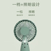 【创意简约圆形手持灯光风扇 】学生便携USB充电风扇生活电器大风力 商品缩略图4
