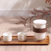研物坊丨清影 旅行茶具 1壶2杯1茶漏1旅行包 墨灰/酒红/褐棕/黛蓝 四色可选 商品缩略图4