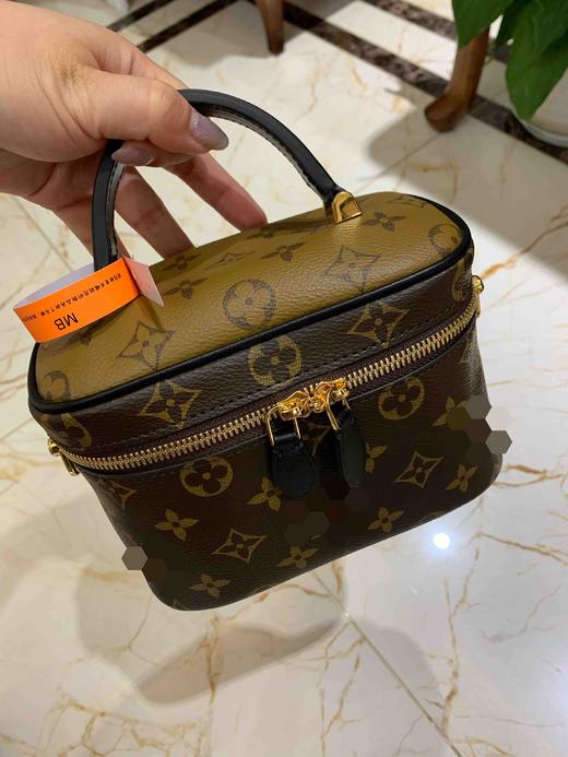 622-9复古时髦 Vanity小号 化妆包 手提 单肩斜挎包 DING级 商品图0