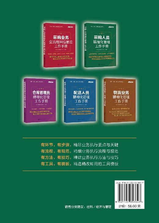 采购人员精细化管理工作手册 采购管理入门书籍 采购与供应链管理供应商开发与管理采购价格管理采购洽谈采购合同管理采购成本控制 商品图1