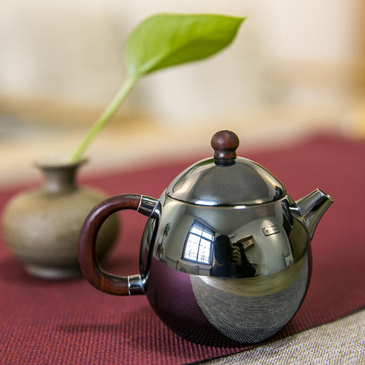龙蛋泡茶壶 足银材质 工艺精致 商品图7