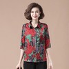 MQ-3164-806夏装新款薄款中袖仿真丝衬衣YY 商品缩略图1