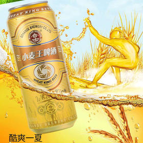0.02元秒抢百士小麦王啤酒500ml*1罐（手慢无）（0500255）
