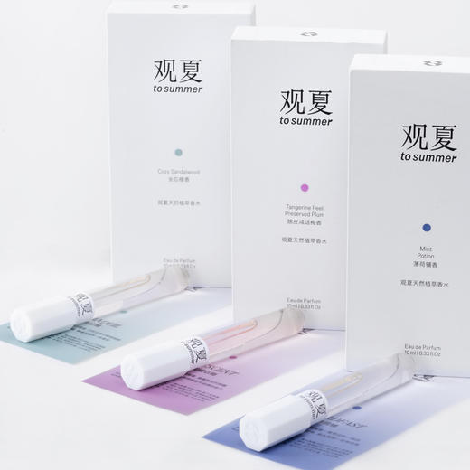 薄荷铺&坐忘檀&陈皮咸话梅—「纯萃时代」植萃淡香水组套（非常抱歉，受疫情影响，上新日期需延后，请您关注后续朋友圈信息）「观夏tosummer」 商品图0